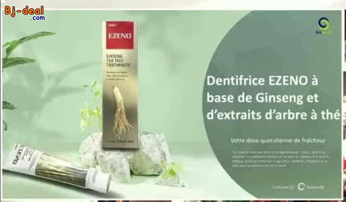 Main image of DENTIFRICE EZENO AU GINSENG ET À L ARBRE DE THÉ..
