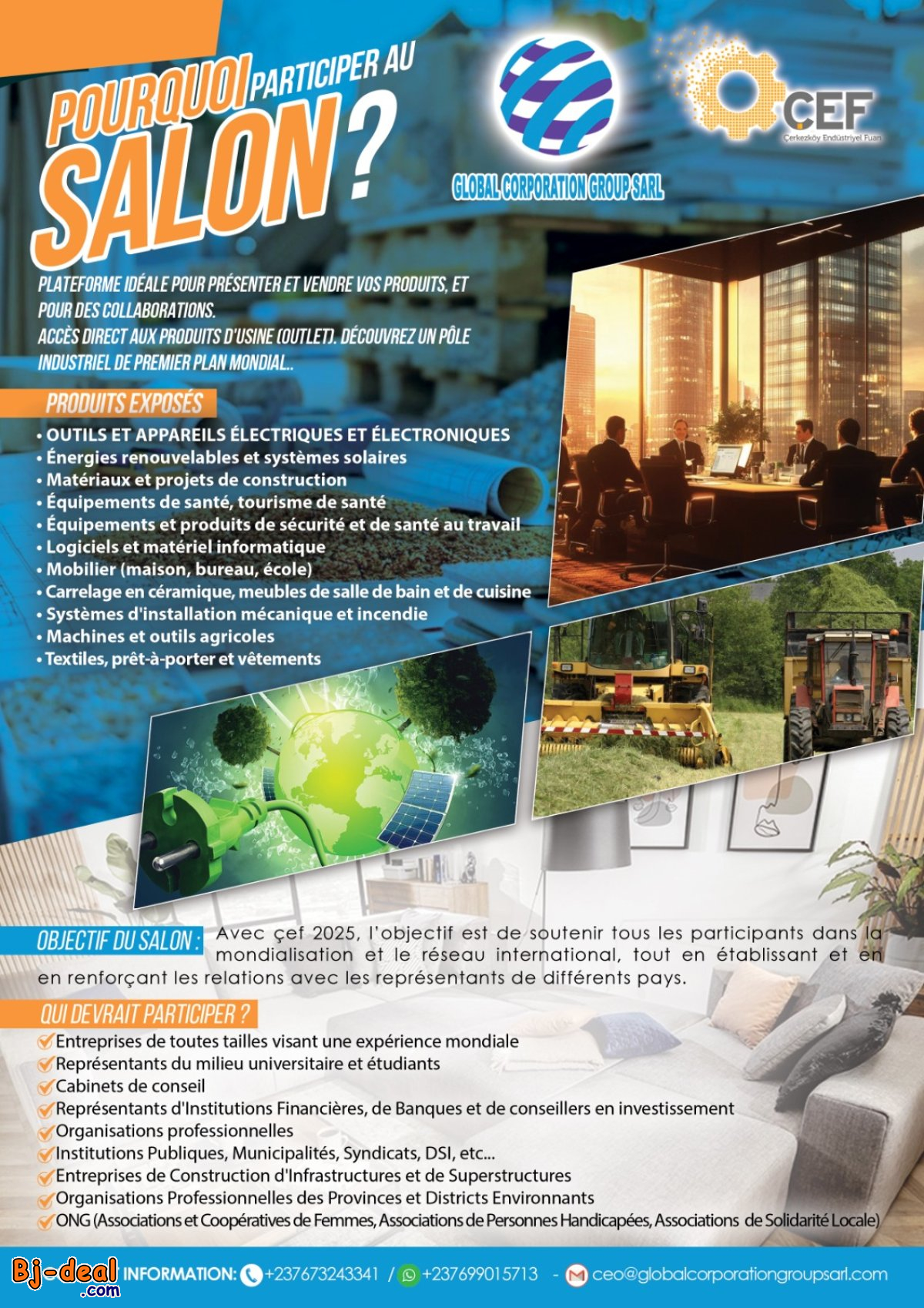 Image principale de POURQUOI PARTICIPER AU SALON EXPO AFRICA