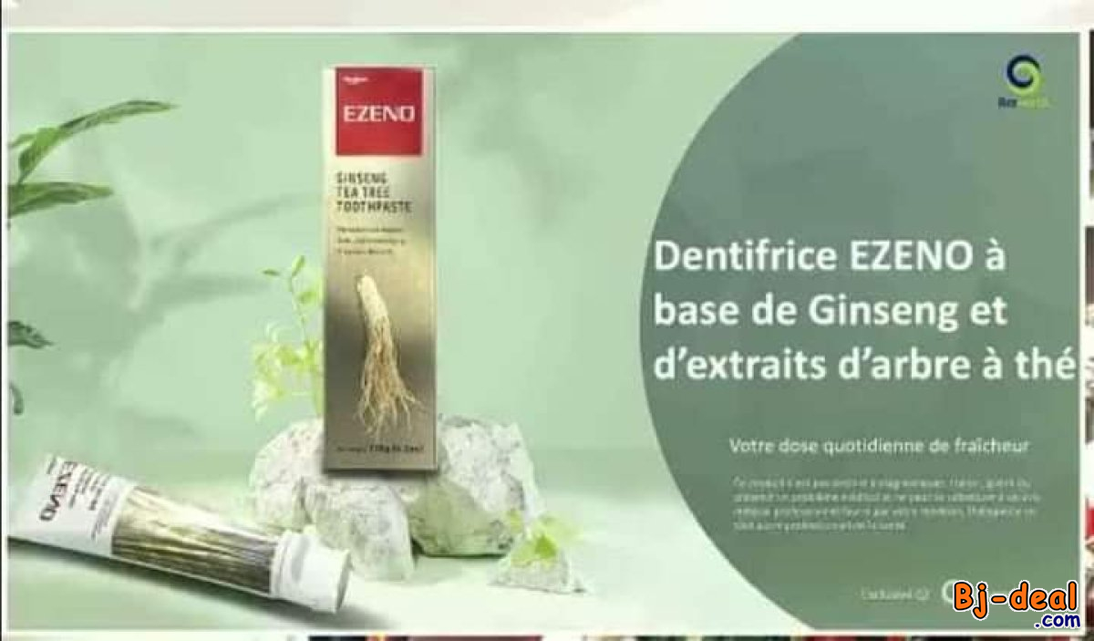 Main image of DENTIFRICE EZENO AU GINSENG ET À L ARBRE DE THÉ..