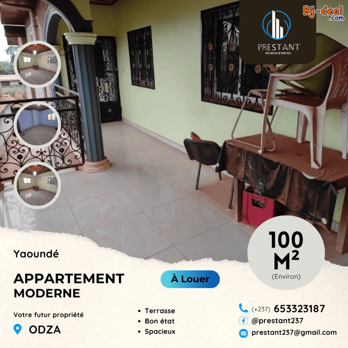 Image principale de Bel Appartement Moderne à louer à Odza