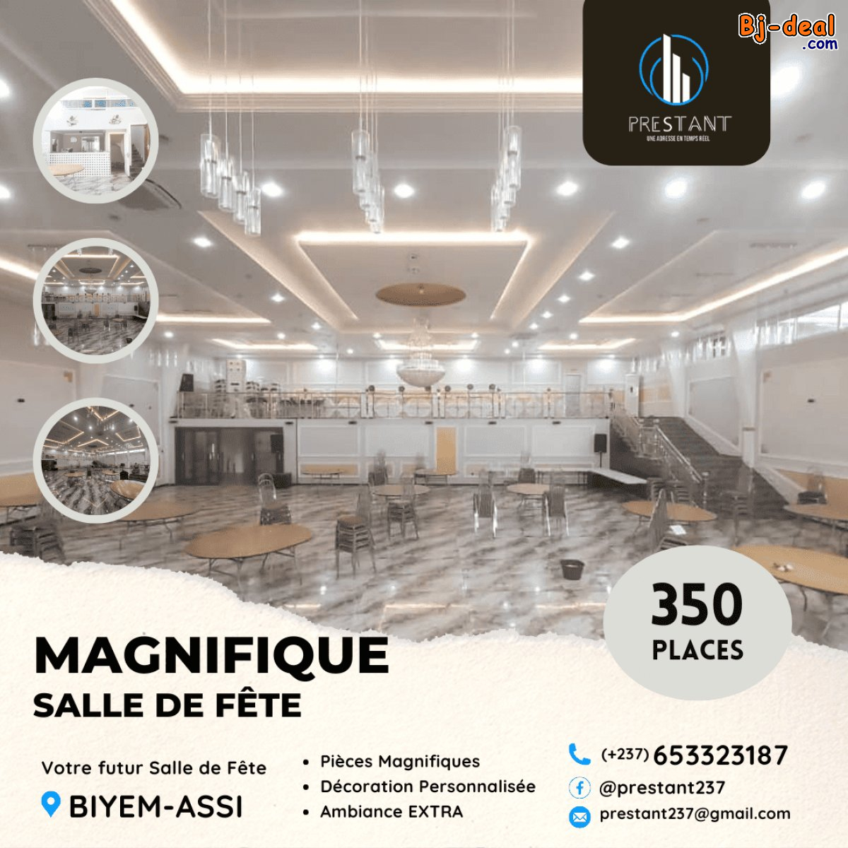 Image principale de Magnifique Salle de Fête à louer à Biyem-Assi