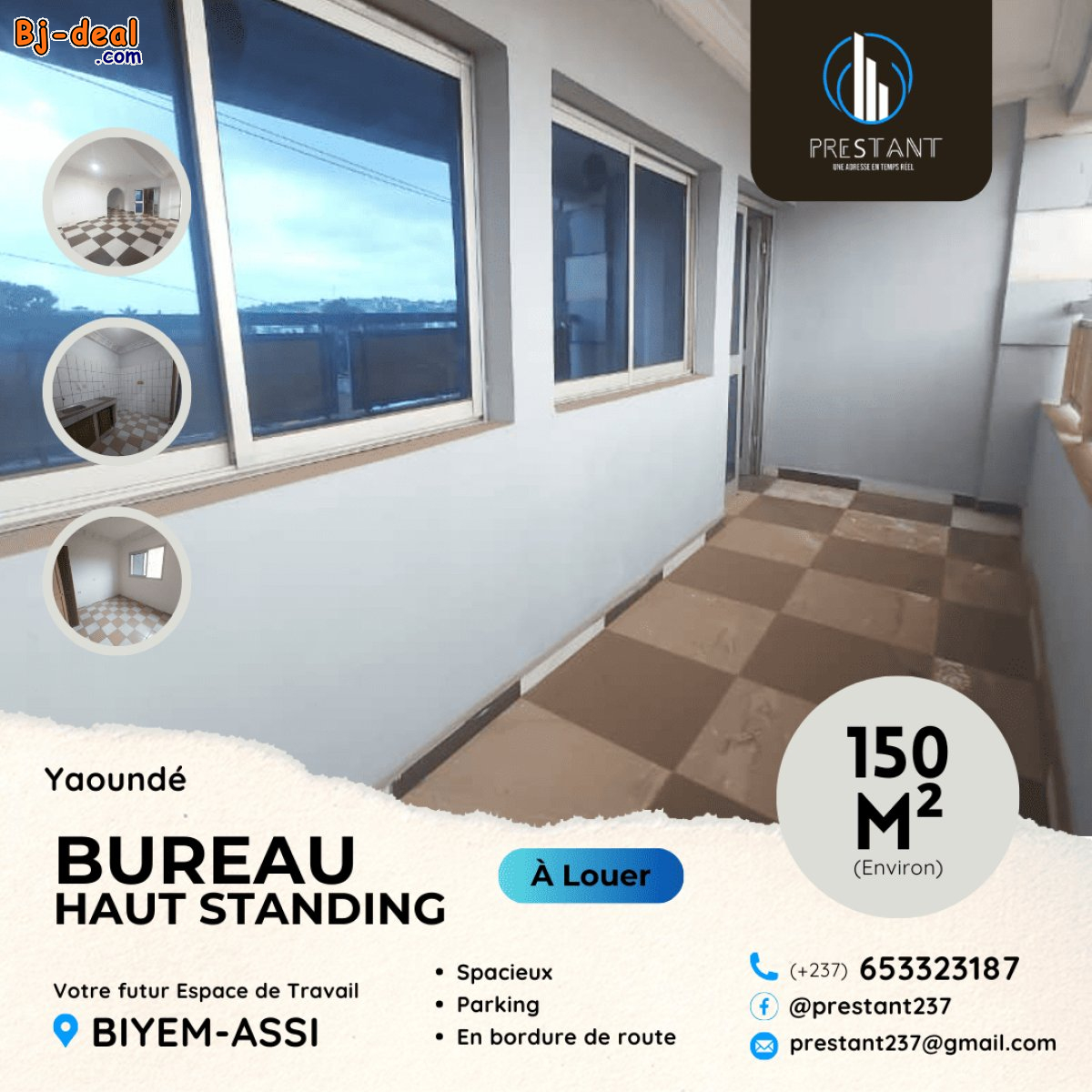 Image principale de Magnifique Bureau Haut Standing à louer à Biyem-Assi