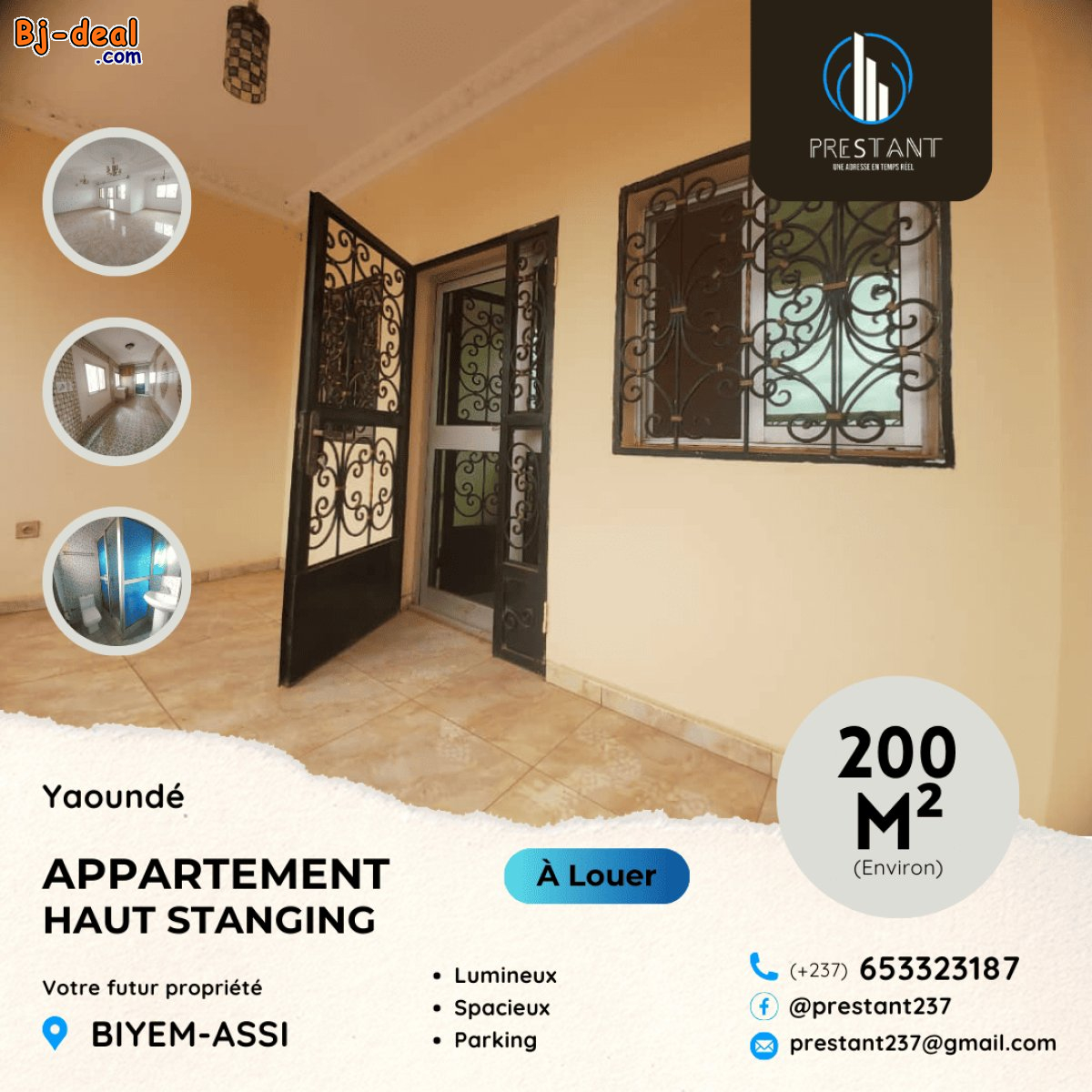 Image principale de Vaste et Magnifique Appartement Haut Standing à louer à Biyem-Assi