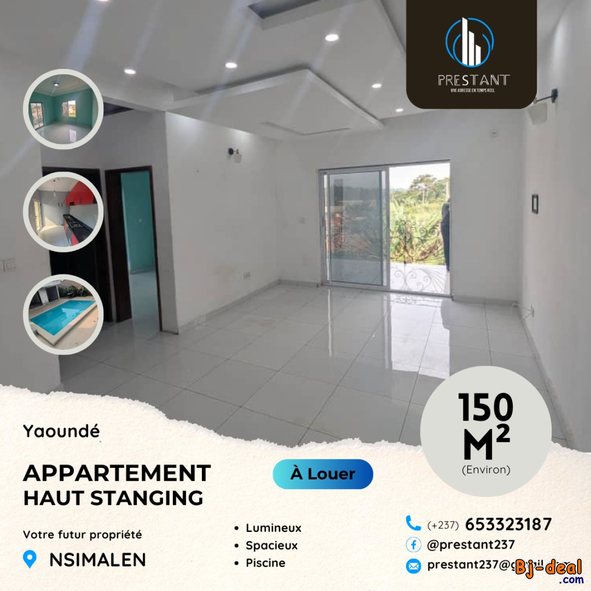 Image principale de Magnifique Appartement avec Piscine à louer à Nsimalen