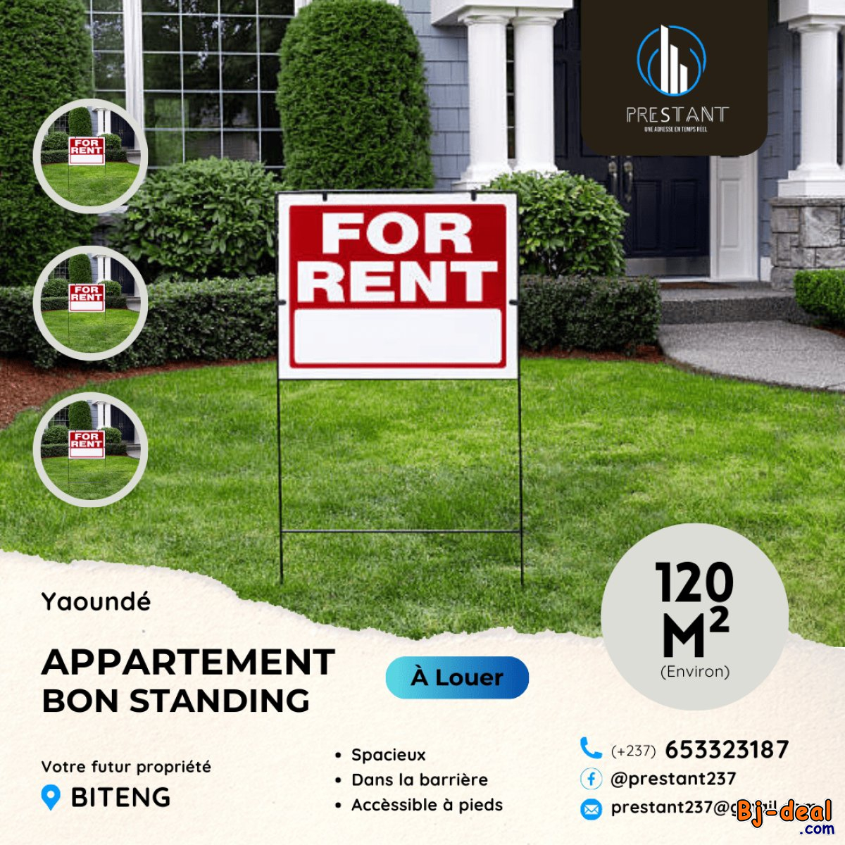 Image principale de Magnifique Appartement Bon Standing à louer à Biteng