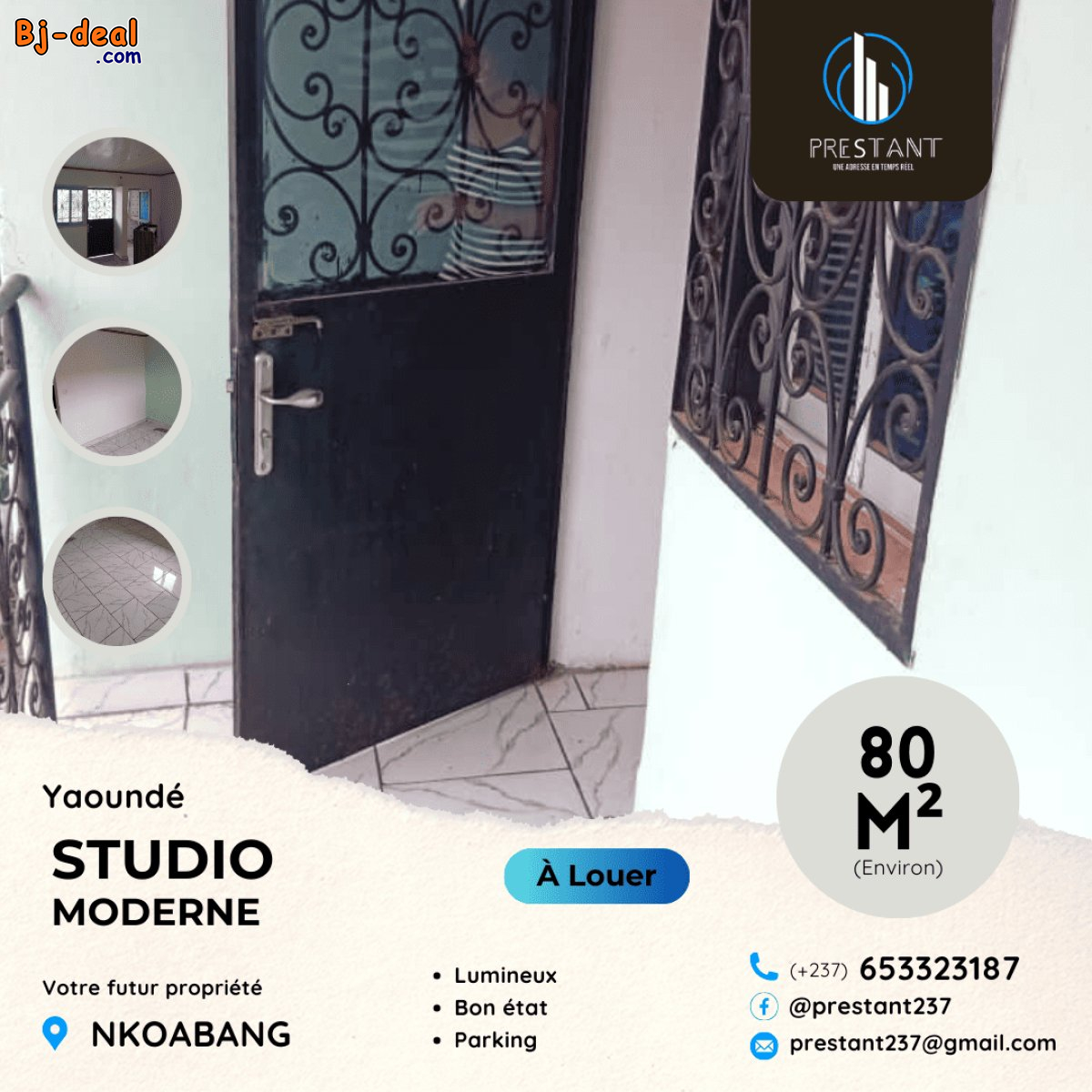 Image principale de Studio Moderne à louer à Nkoabang