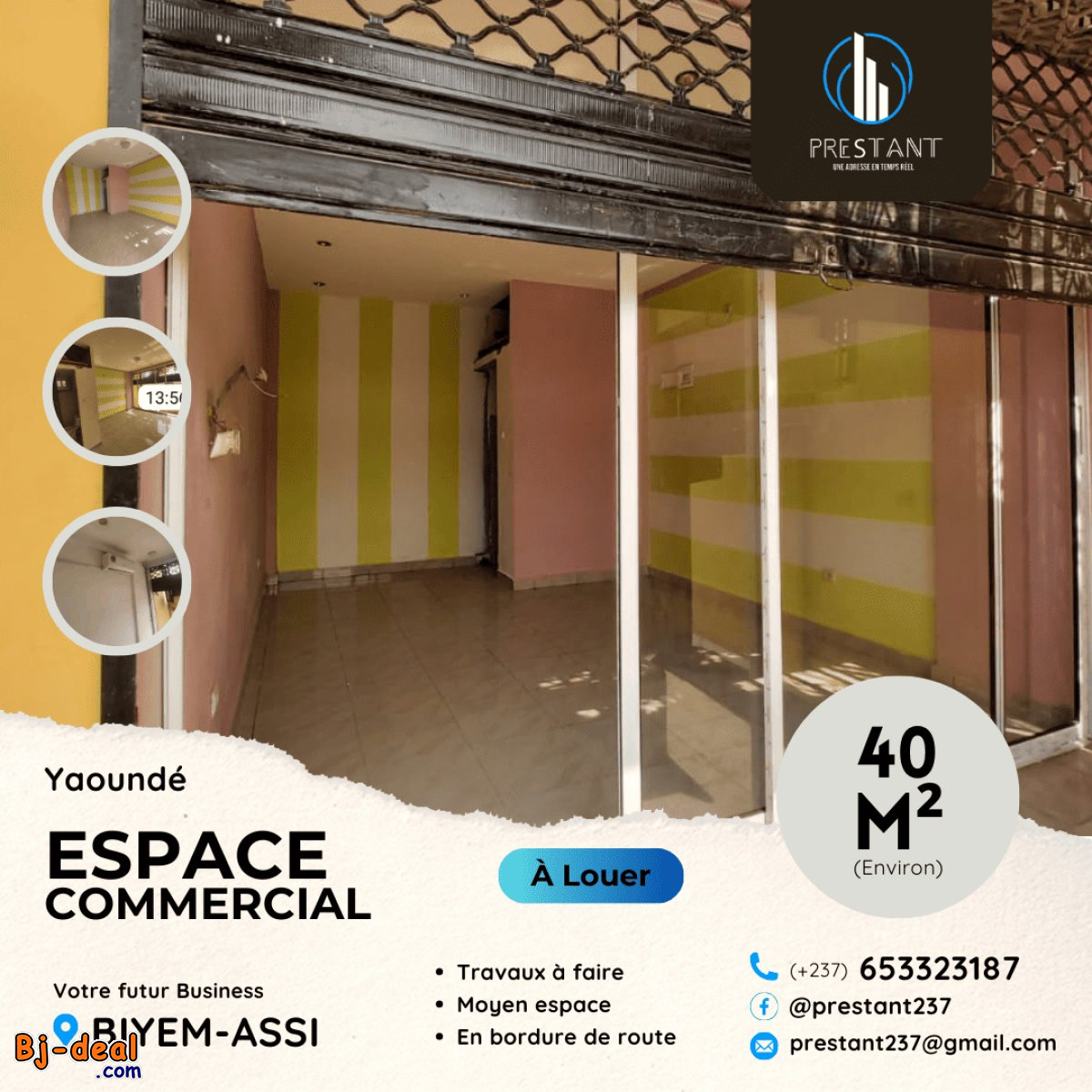 Image principale de Espace Commercial Bien Situé à Biyem-Assi en Route