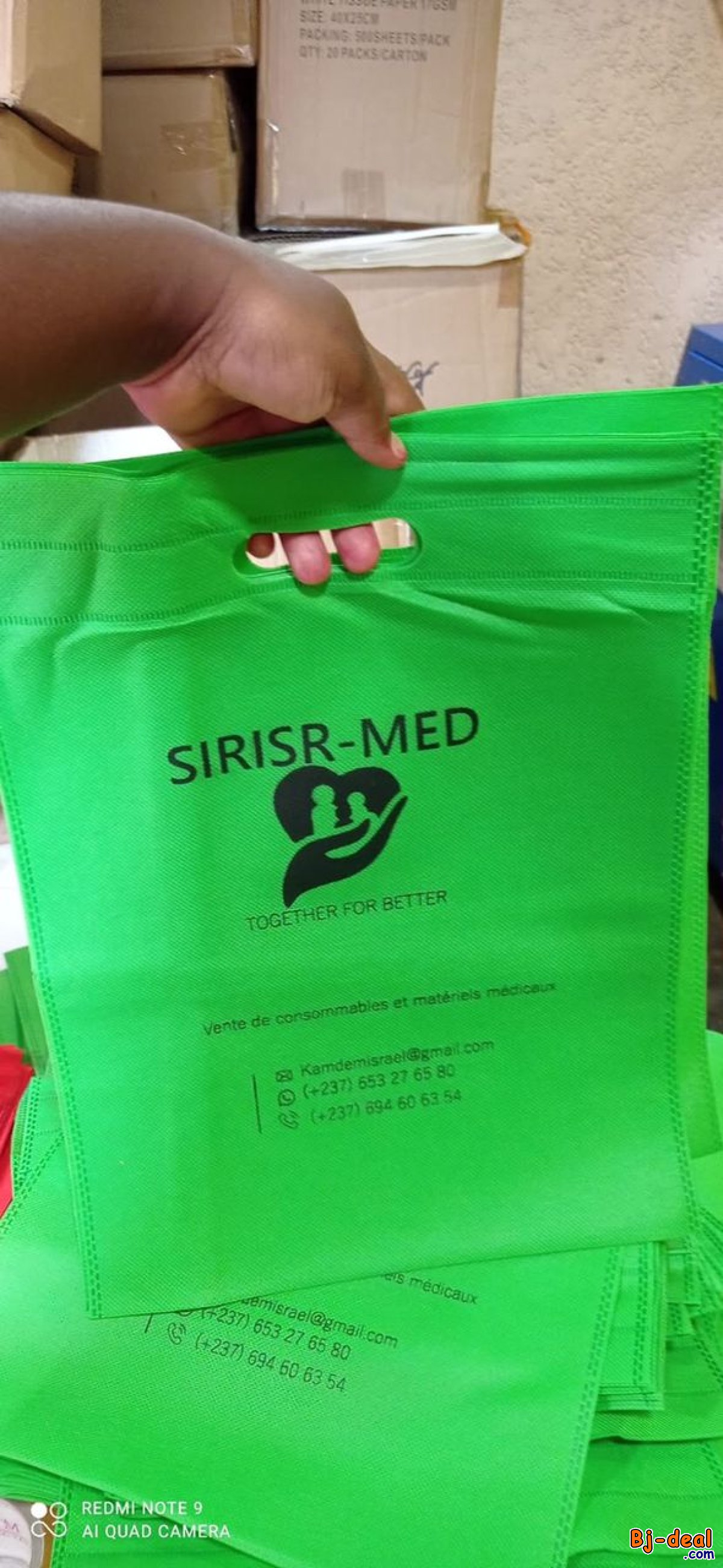 Image principale de Sacs en carton et tissus personnalisés pour vos entreprises et autres