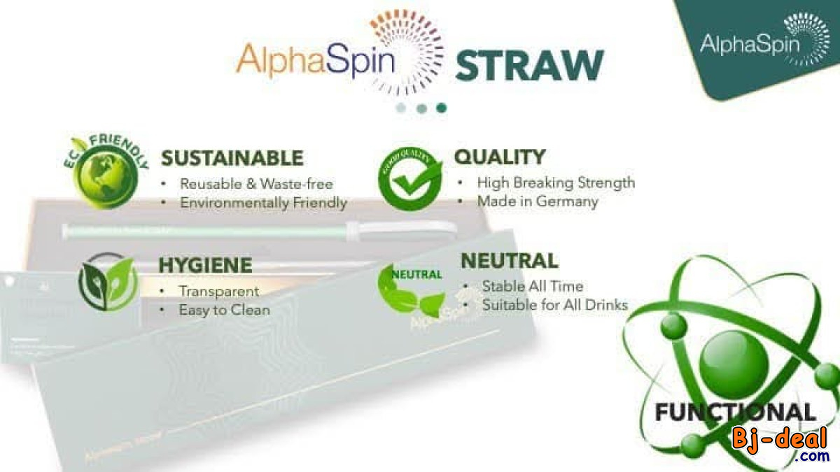 Main image of ALPHA SPIN STRAW BZZWORLD