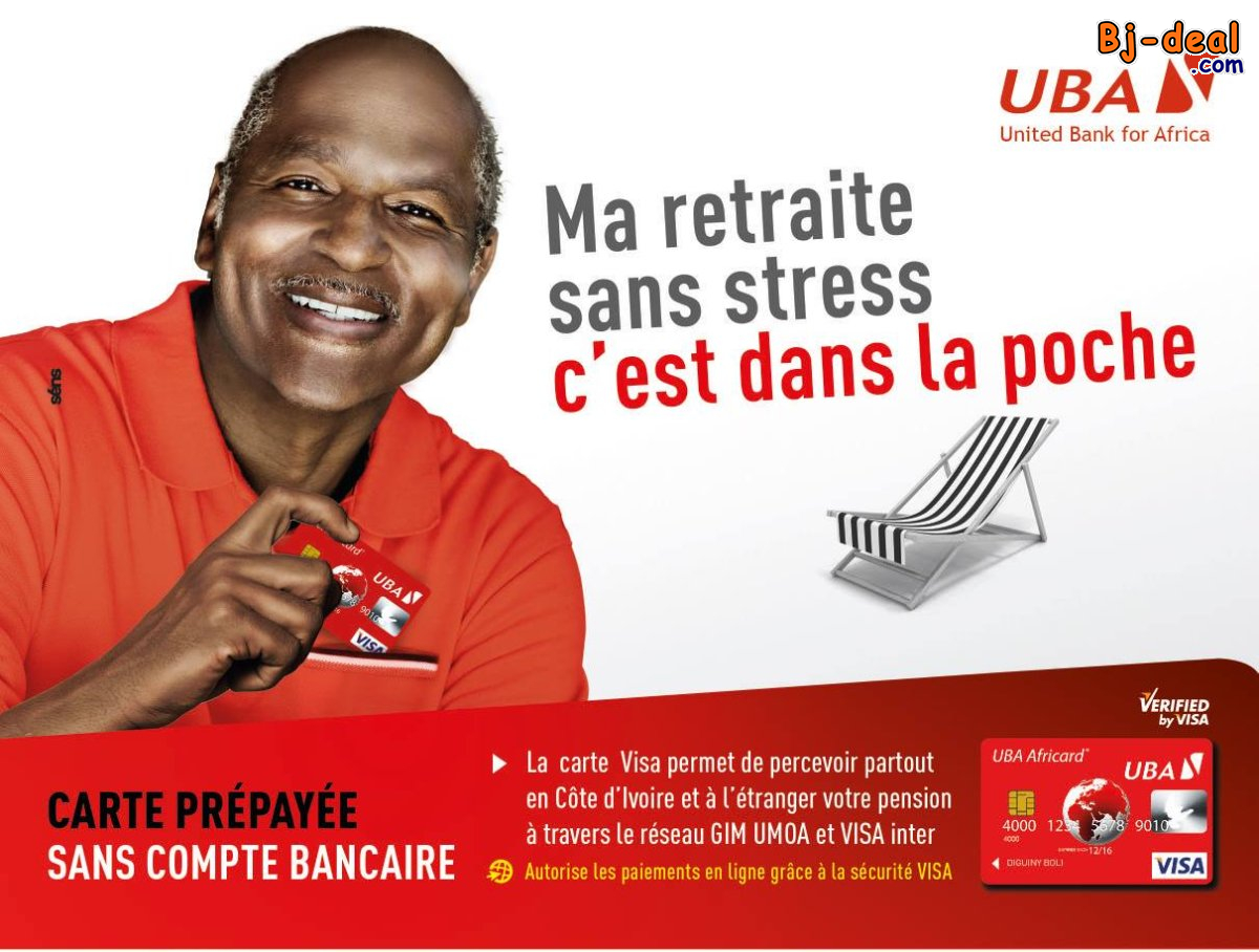 Image principale de OBTENEZ VOTRE CARTE PREPAYEE UBA CAMEROUN