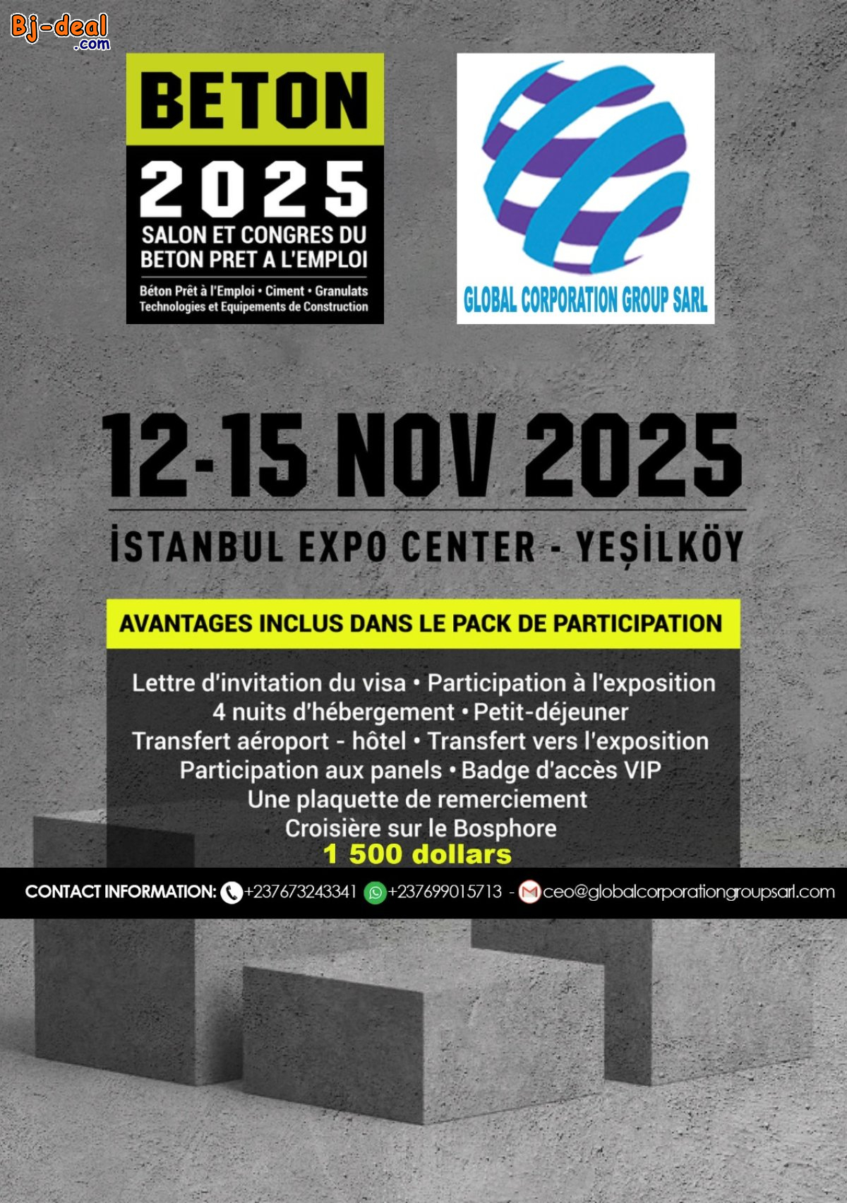 Image principale de SALON ET CONGRES DU BETON PRET A L&amp;#039;EMPLOI