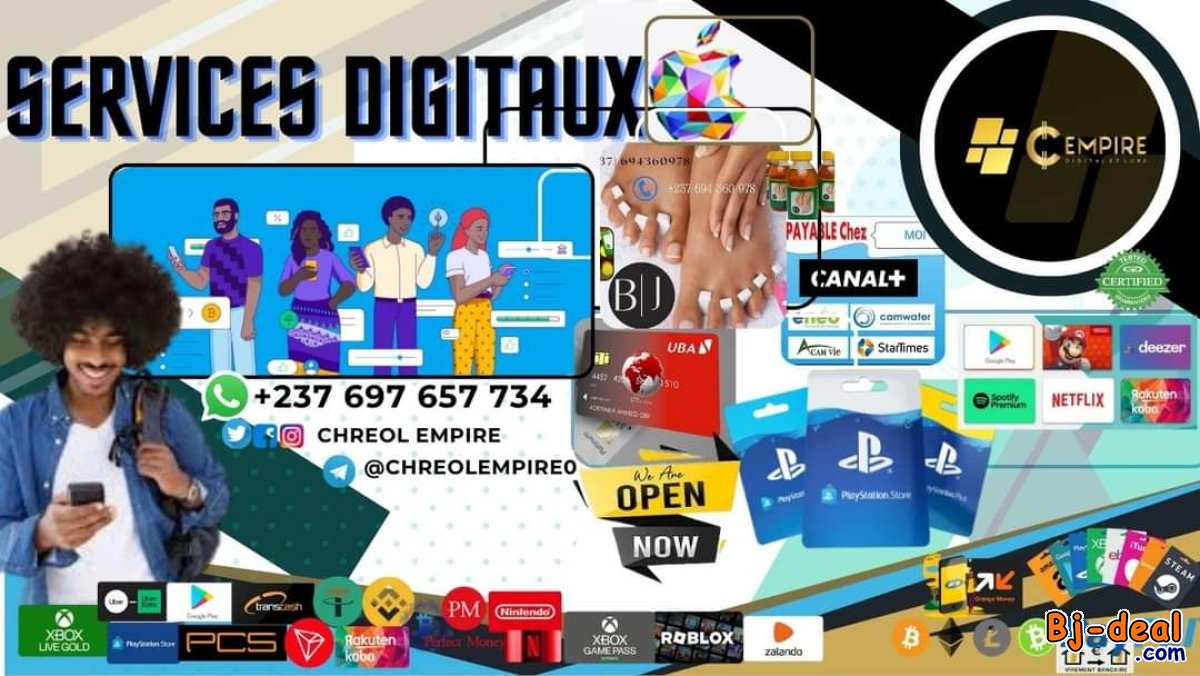 Image principale de Changez Transcash et PCS MasterCard au Cameroun