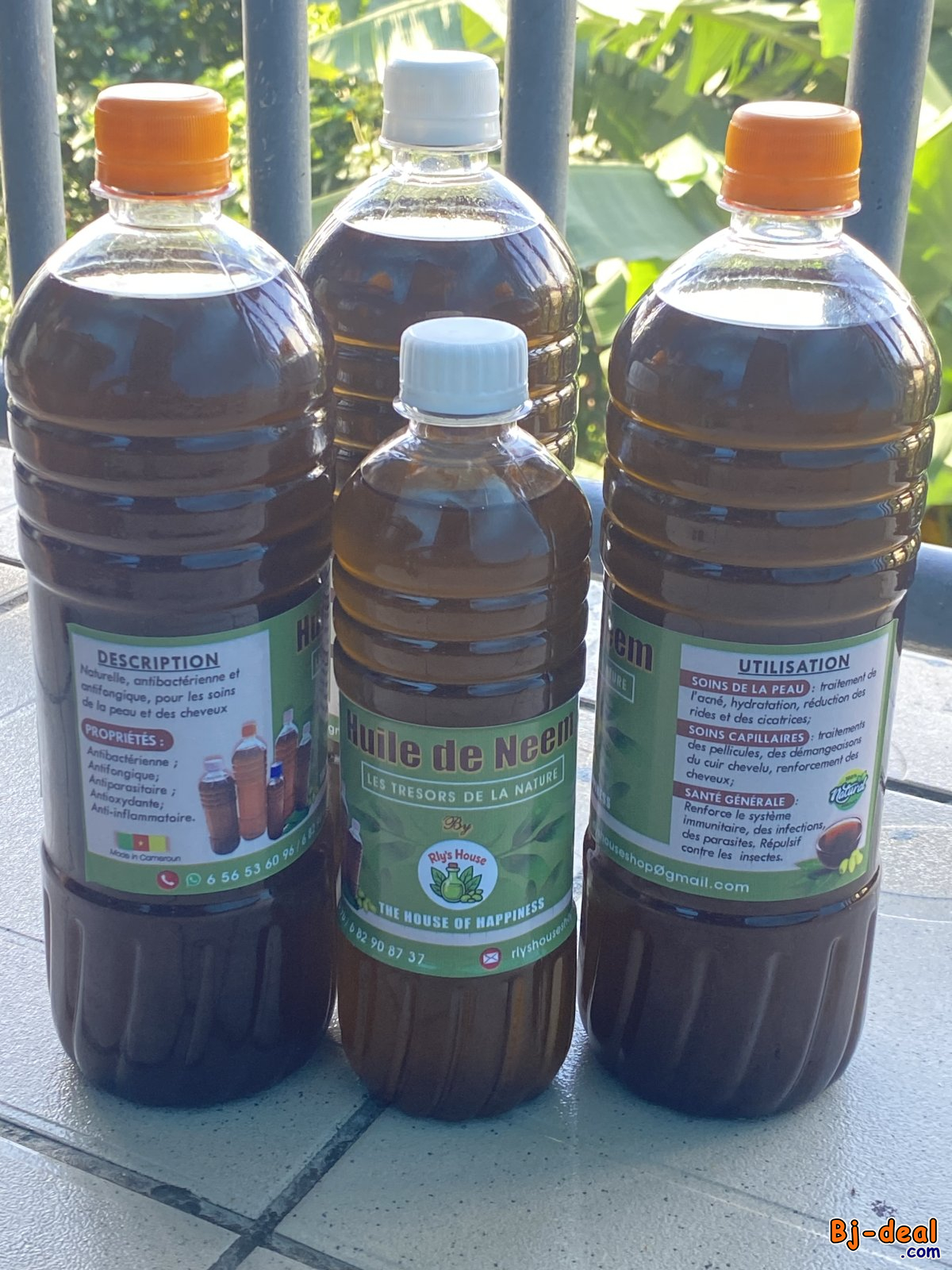 Image principale de Huile de neem naturelle pressé à froid