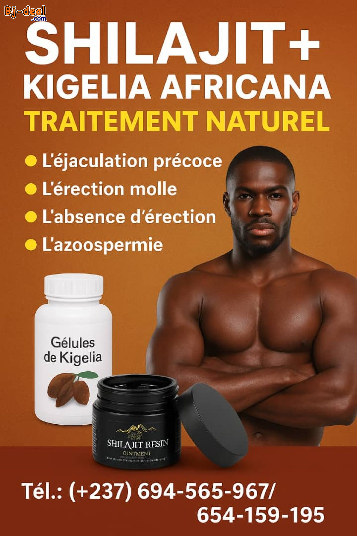 Image principale de SHILAJIT+MACA+KIGELIA AFRICANA