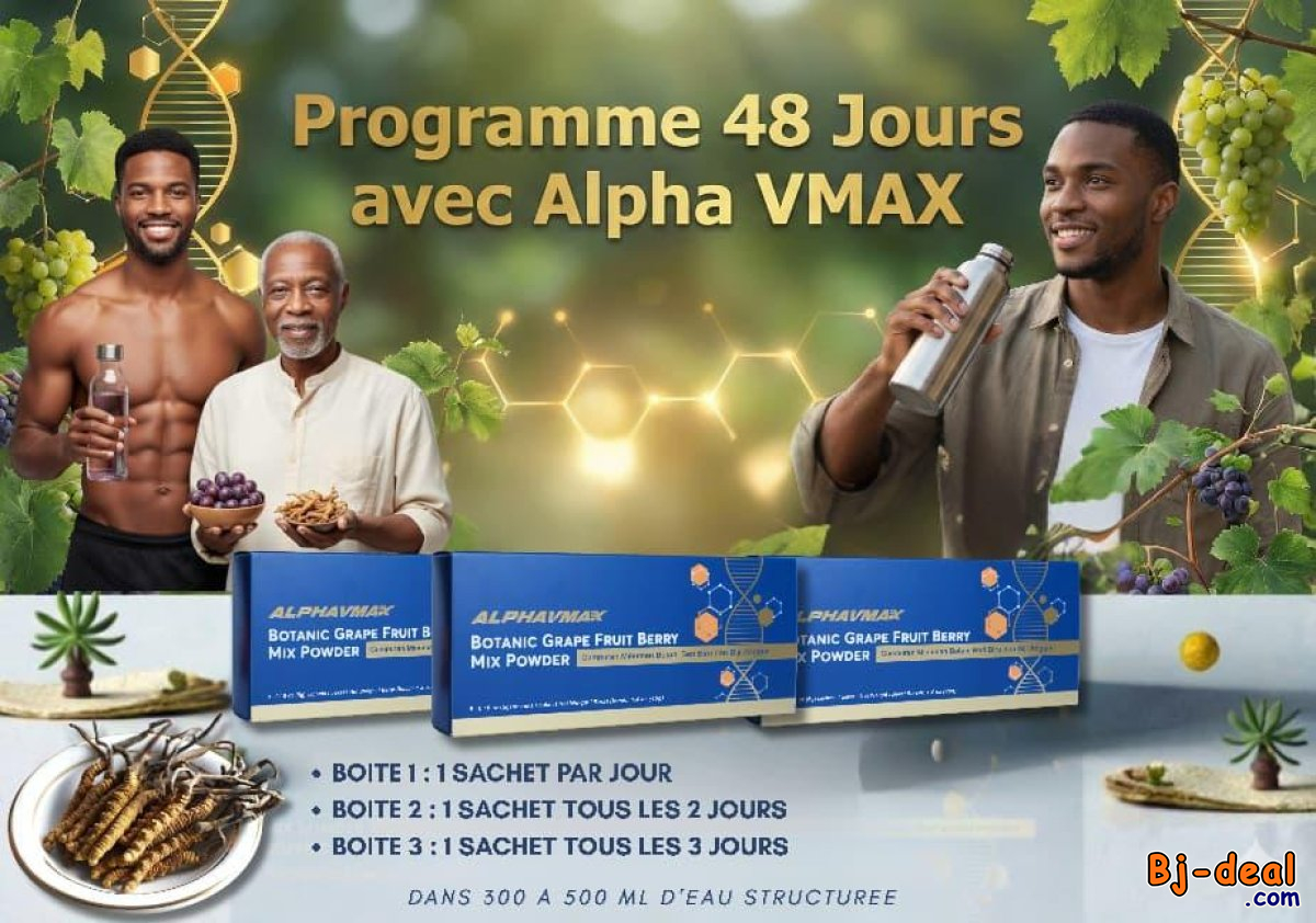 Image principale de ALPHAVMAX BOISSON NATURELLE POUR LES HOMMES