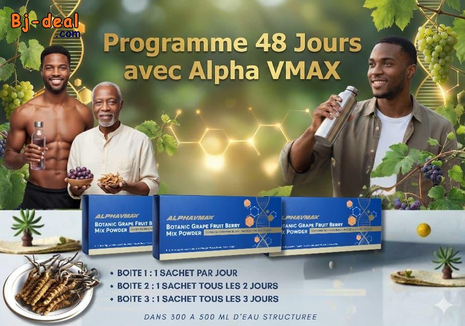 Image principale de ALPHAVMAX BOISSON NATURELLE POUR LES HOMMES