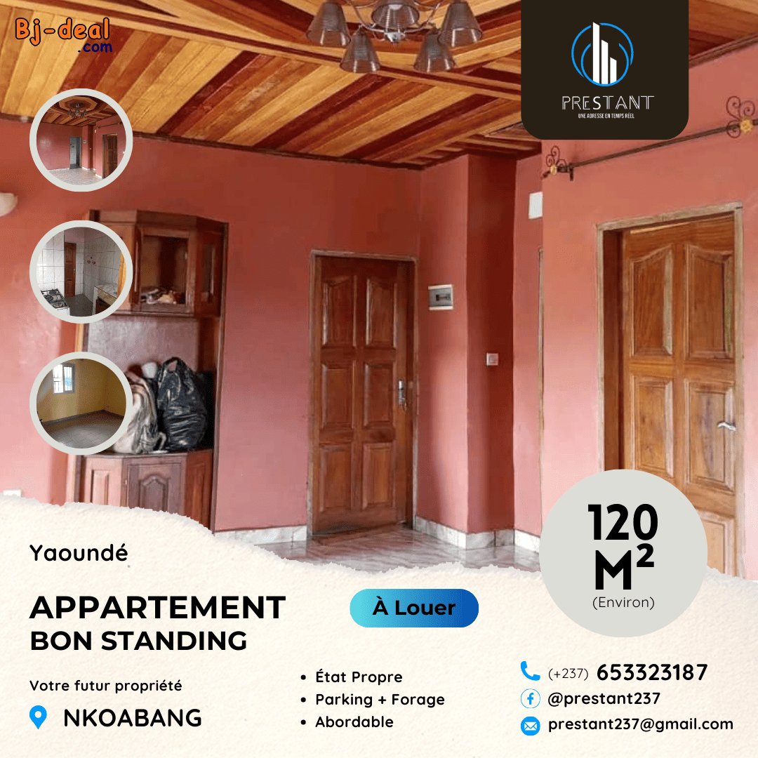 Main image of Joli Appartement Bon Standing Abordable à louer à Nkoabang