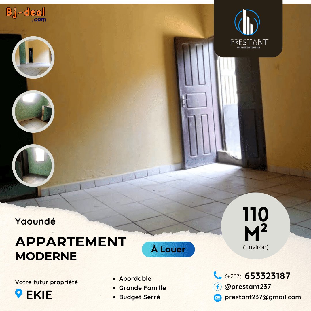 Main image of Appartement Moderne Abordable à louer à Ekié