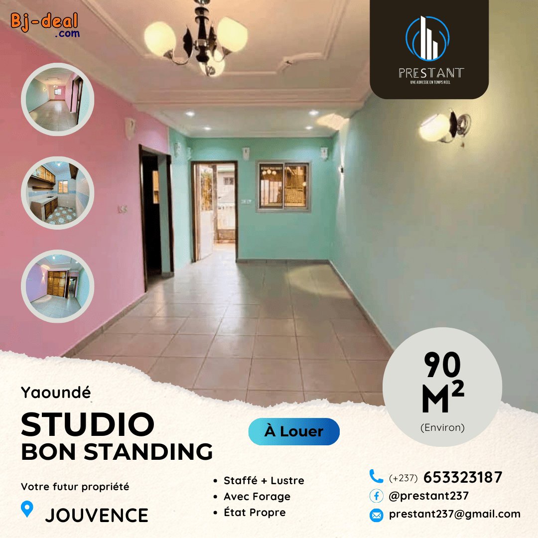 Main image of Joli Studio Bon Standing à louer à Biyem-Assi