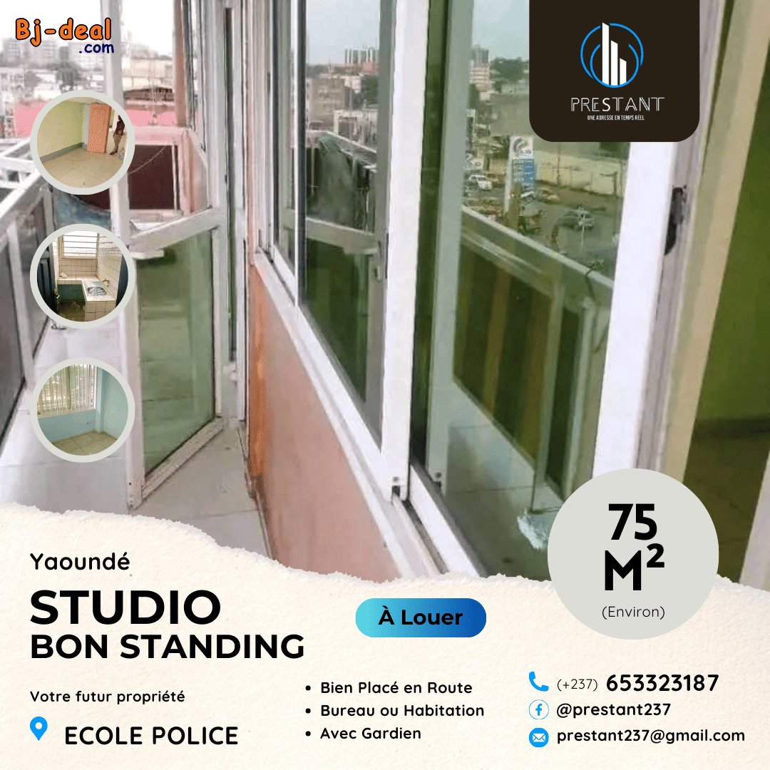 Image principale de Joli Studio Bon Standing à louer Ecole de Police
