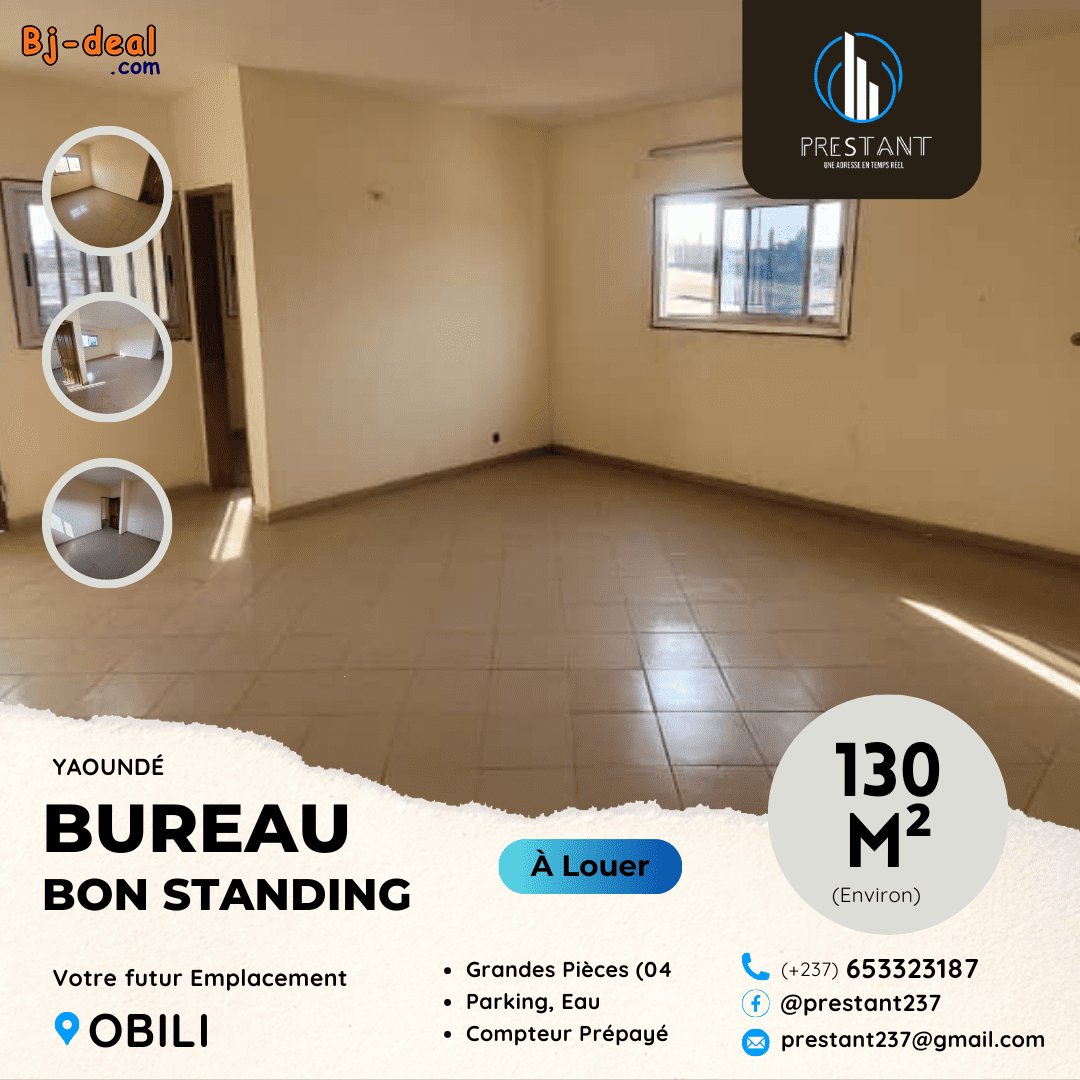 Image principale de Très Vaste Bureau 4Pièces à louer à Obili en Route
