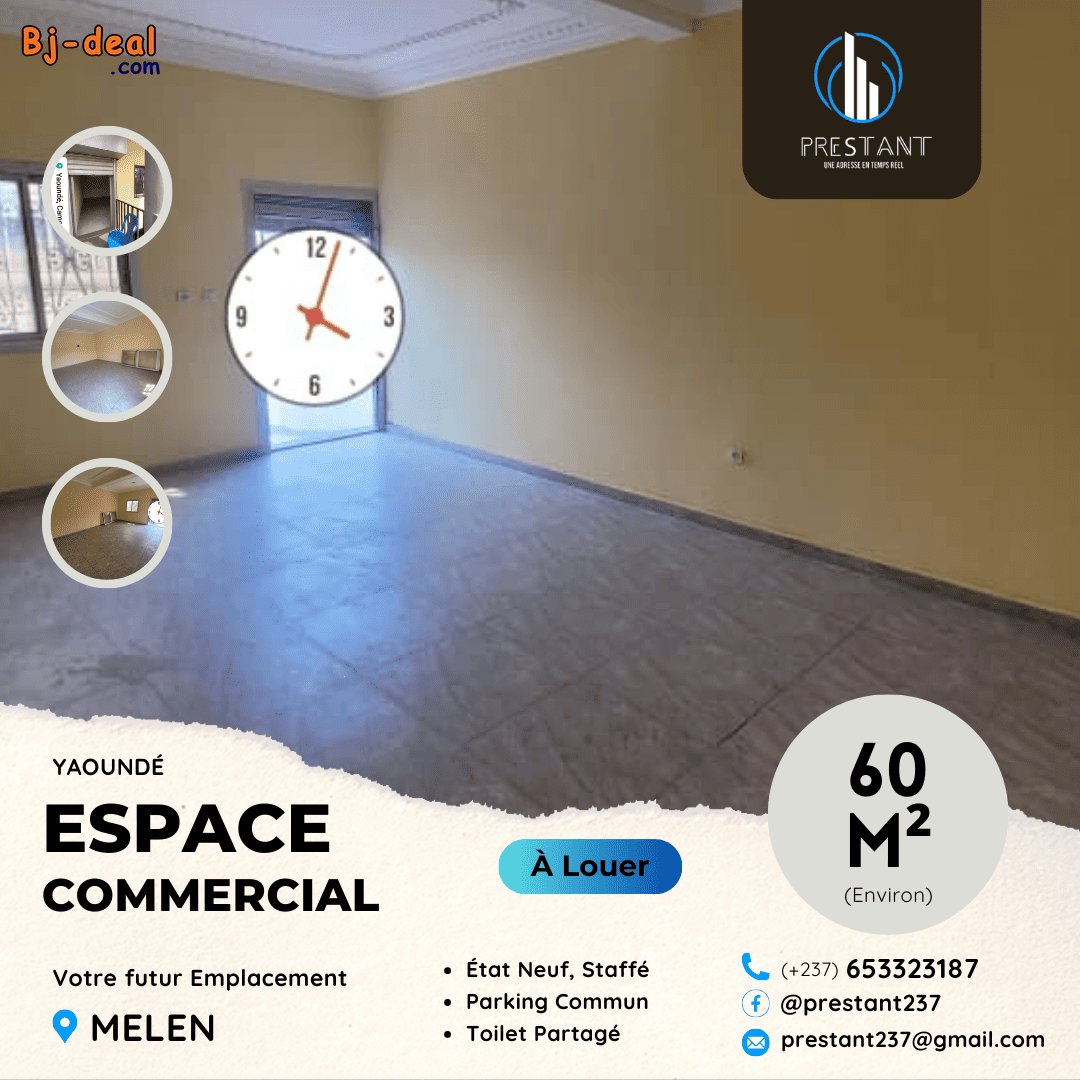 Main image of Magnifique Espace Commercial Staffé à louer à Melen