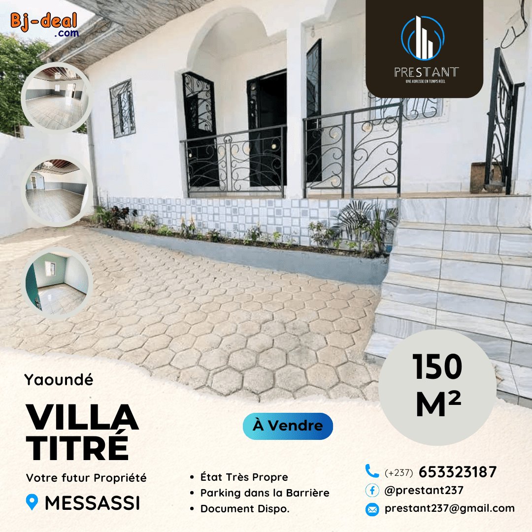 Main image of Jolie Villa Bien Propre à vendre sur 150m à Messassi