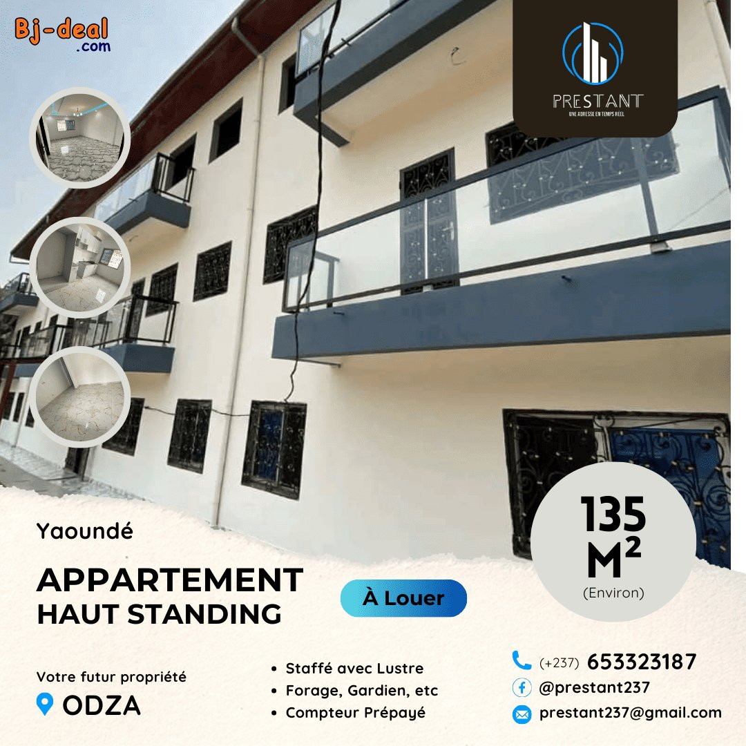 Image principale de Magnifique Appartement Haut Standing à louer à Odza