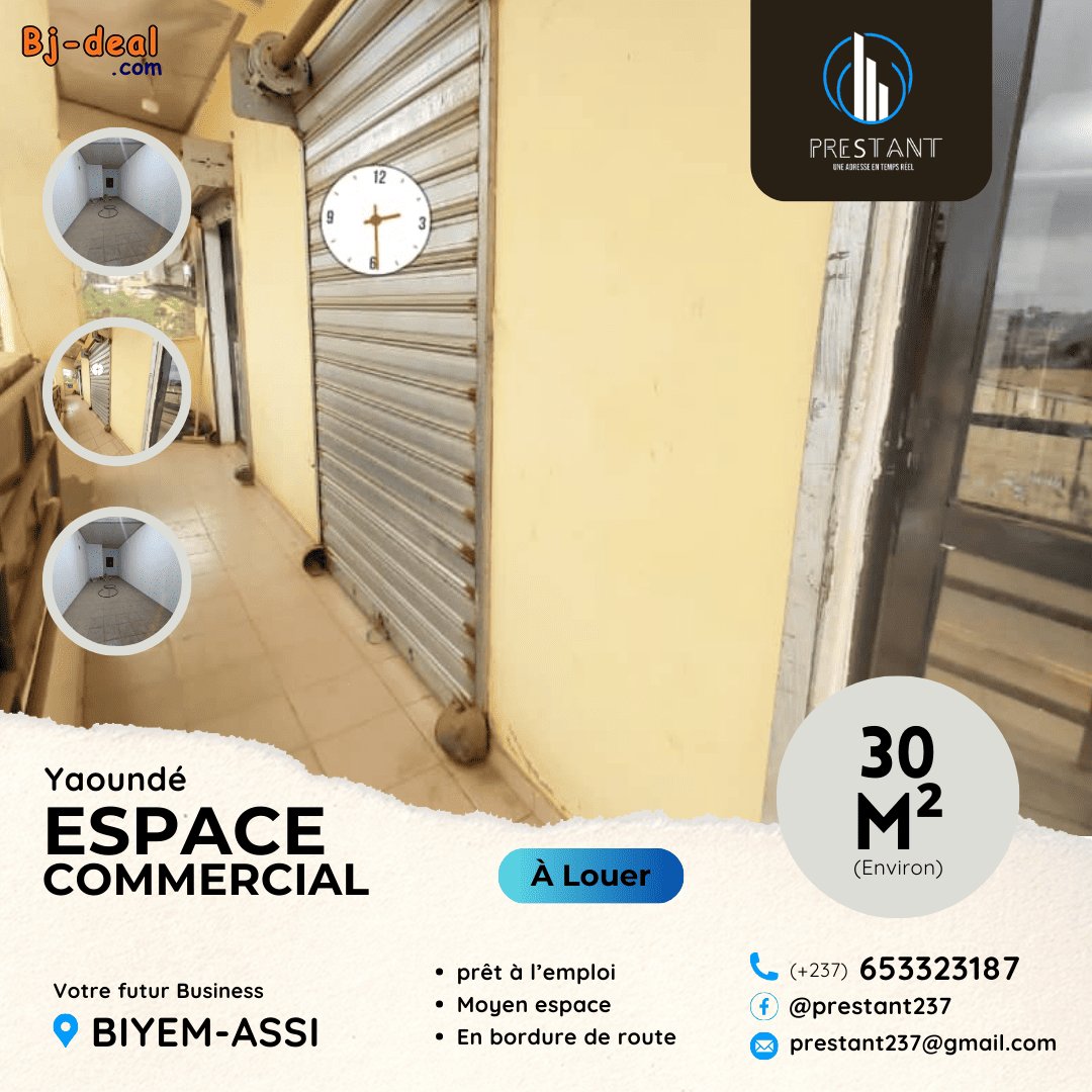 Main image of Espace Commercial à louer en Route à Biyem-Assi