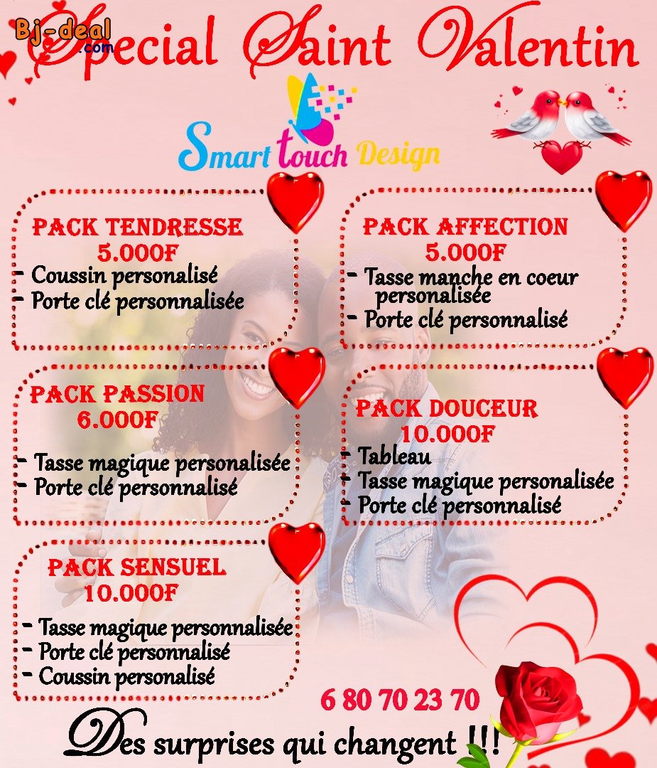 Main image of Cadeaux Personnalisés Saint-Valentin- Smart Touch Design