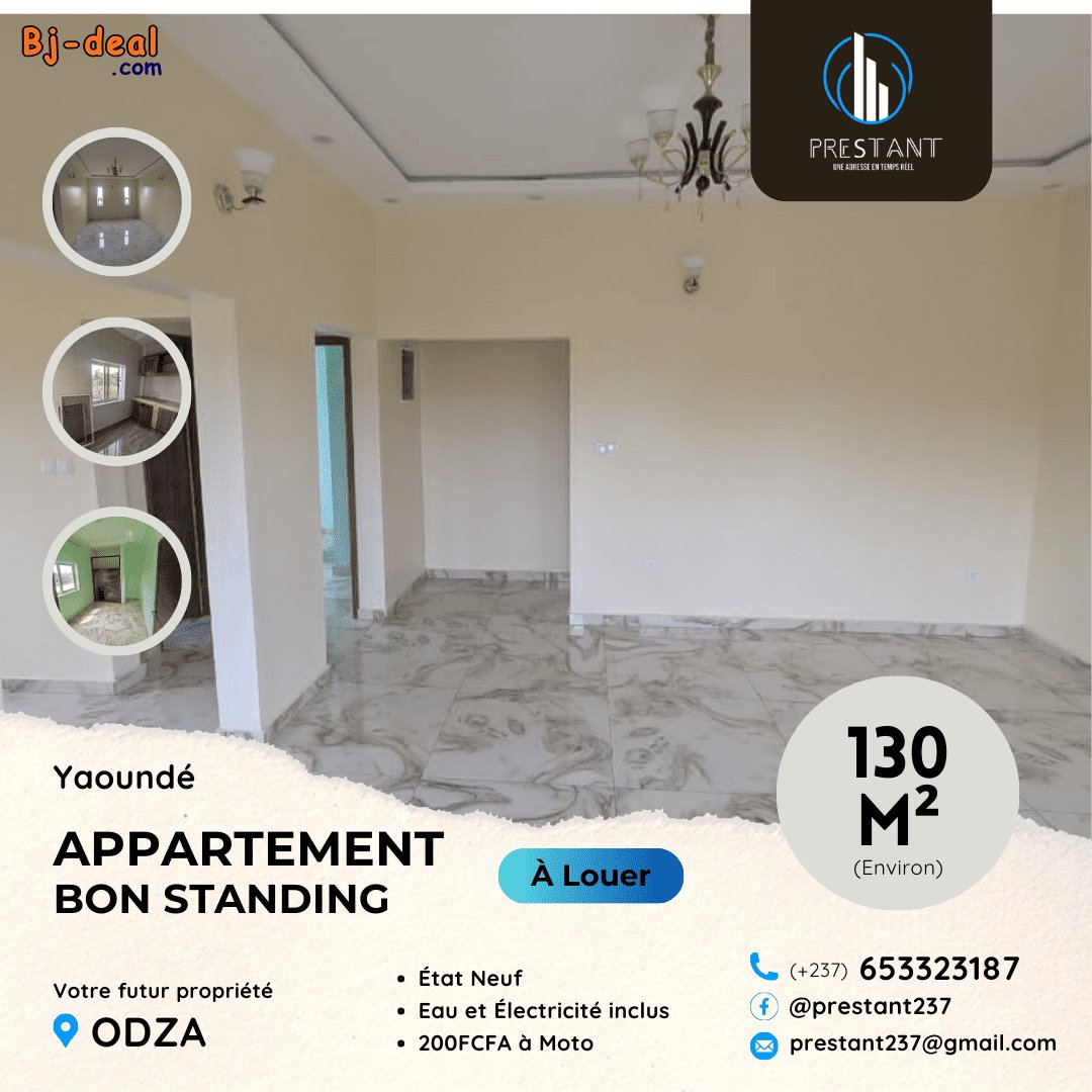 Image principale de Joli Appartement Bon Standing Neuf à louer à Odza