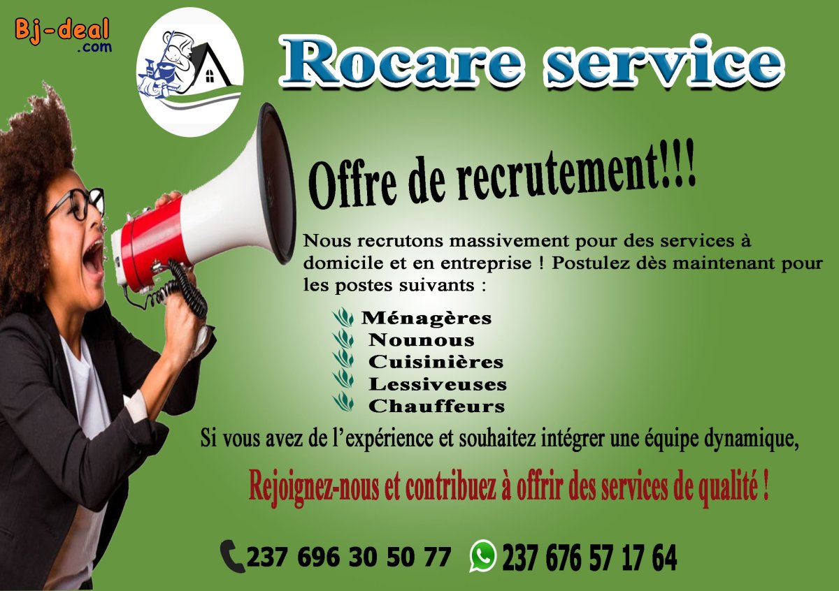 Main image of recrutement de staff de domicile