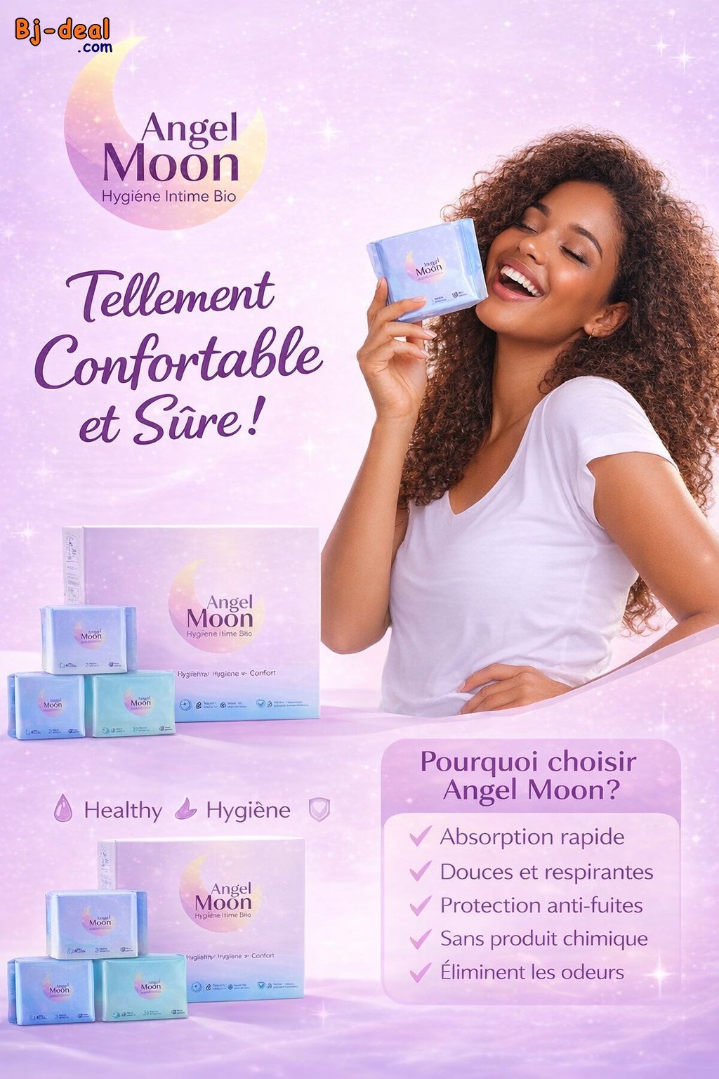 Image principale de ANGEL MOON SERVIETTE HYGIÉNIQUE THÉRAPEUTIQUE