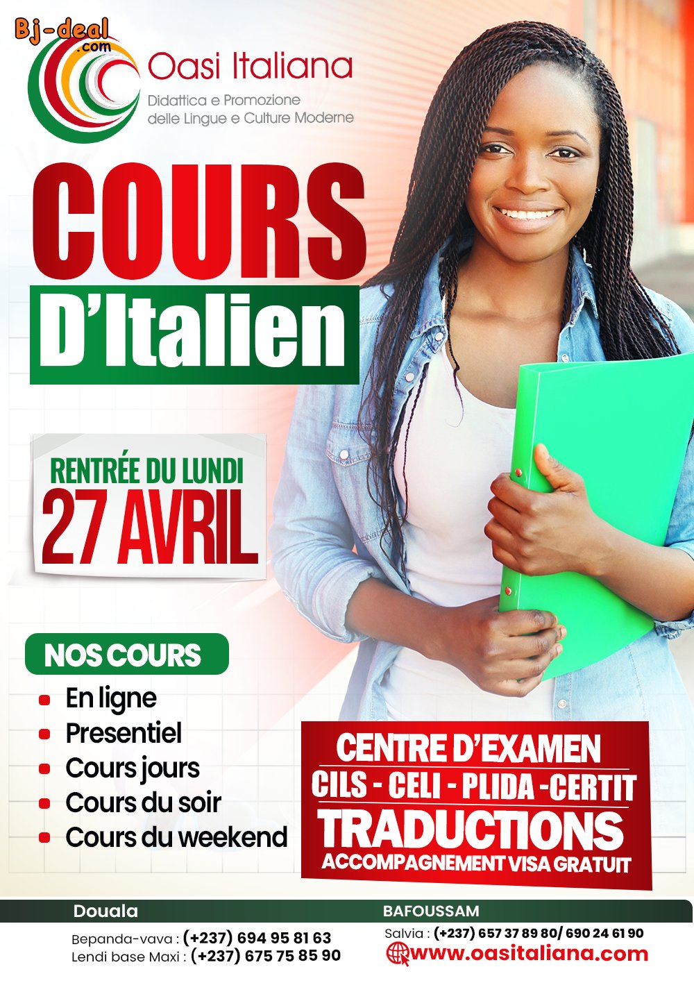 Image principale de Cours Italien à Oasi italiana