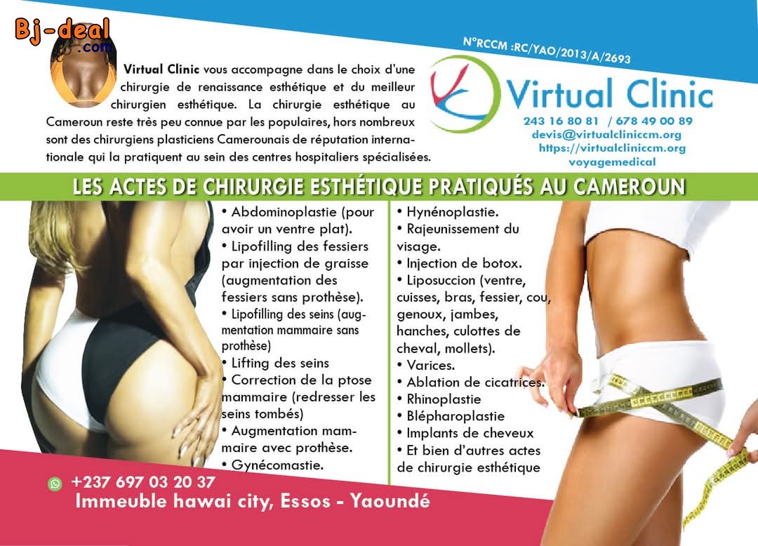 Image principale de CHIRURGIE ESTHETIQUE AU CAMEROUN