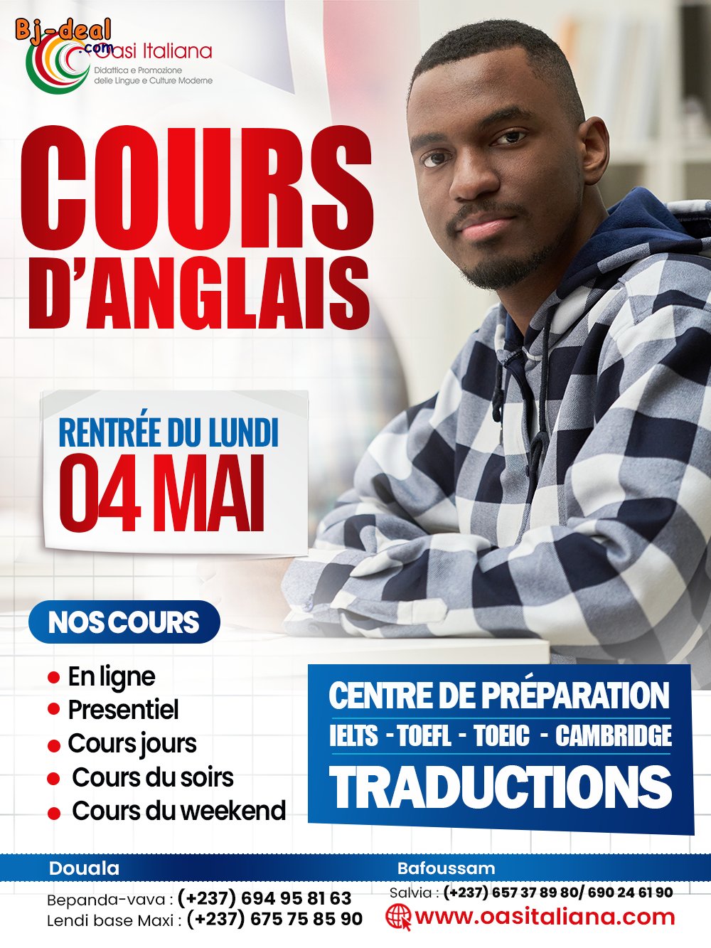 Image principale de COURS ANGLAIS À OASI ITALIANA