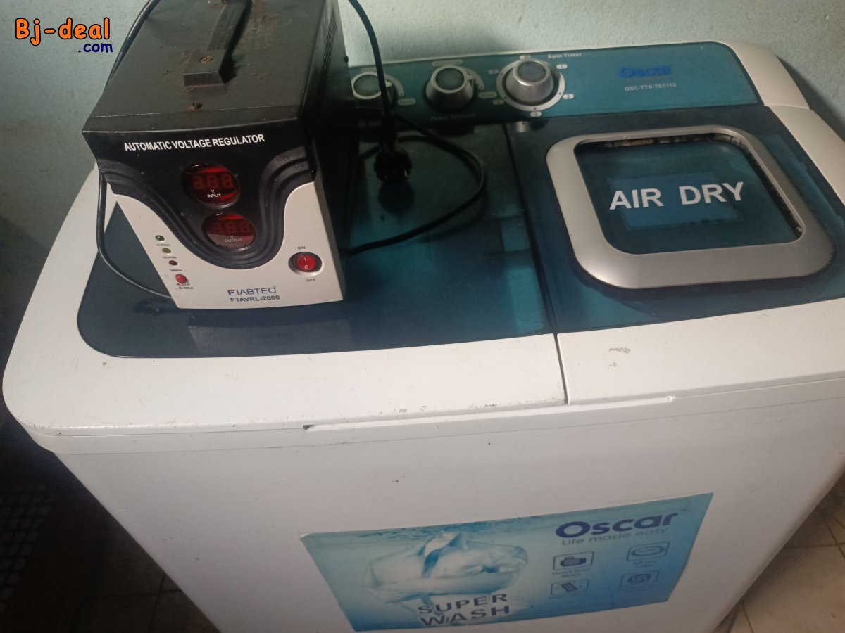 Image principale de Lave-linge 8kg + Régulateur Offert + LIVRAISON GRATUITE