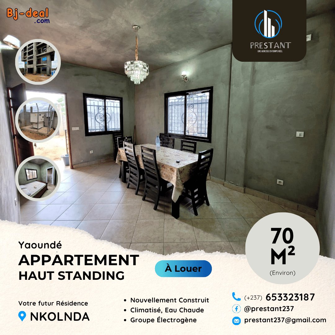 Image principale de Magnifiques Appartements Haut Standing en Finition à Nkolnda