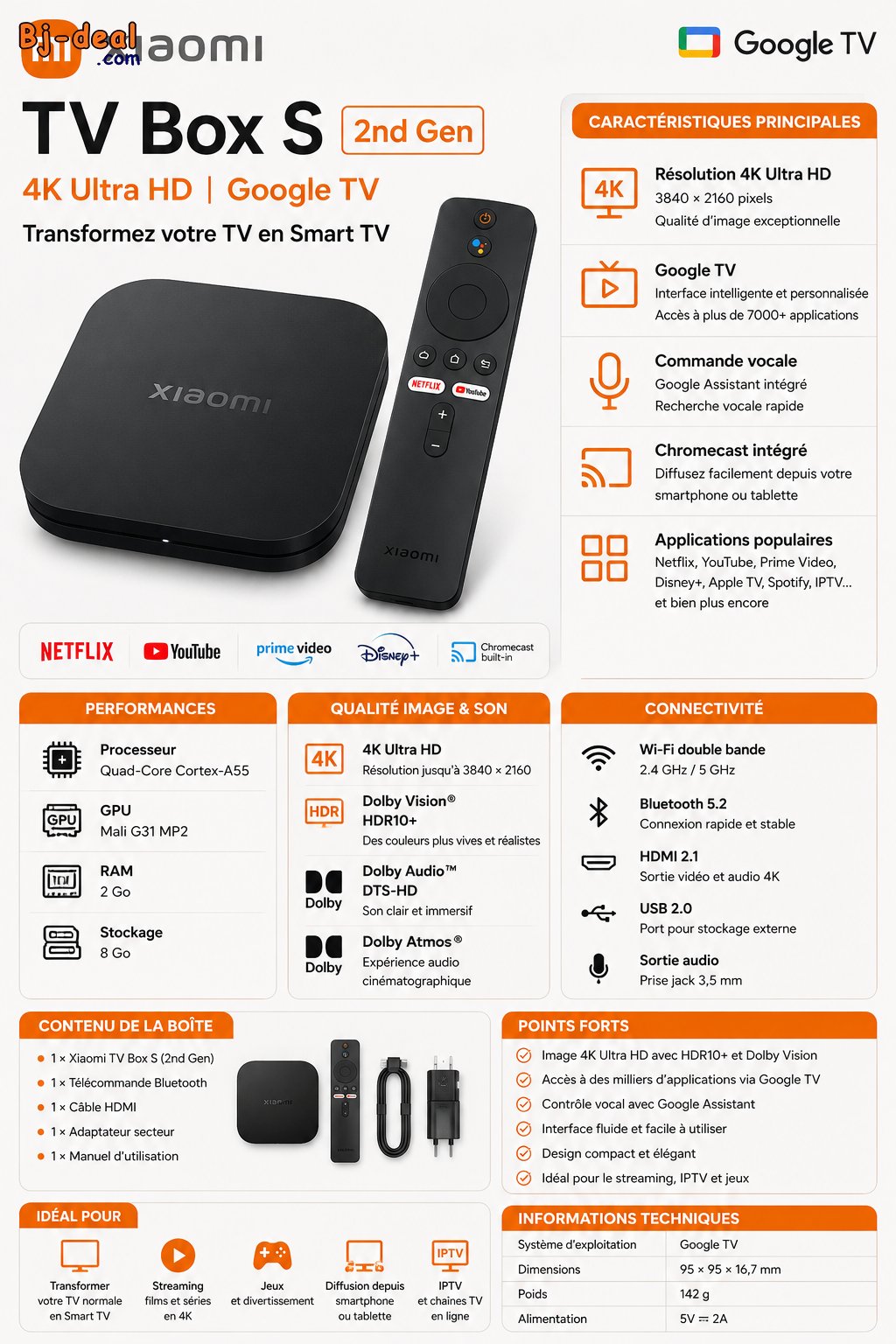 Image principale de Xiaoim TV Box S