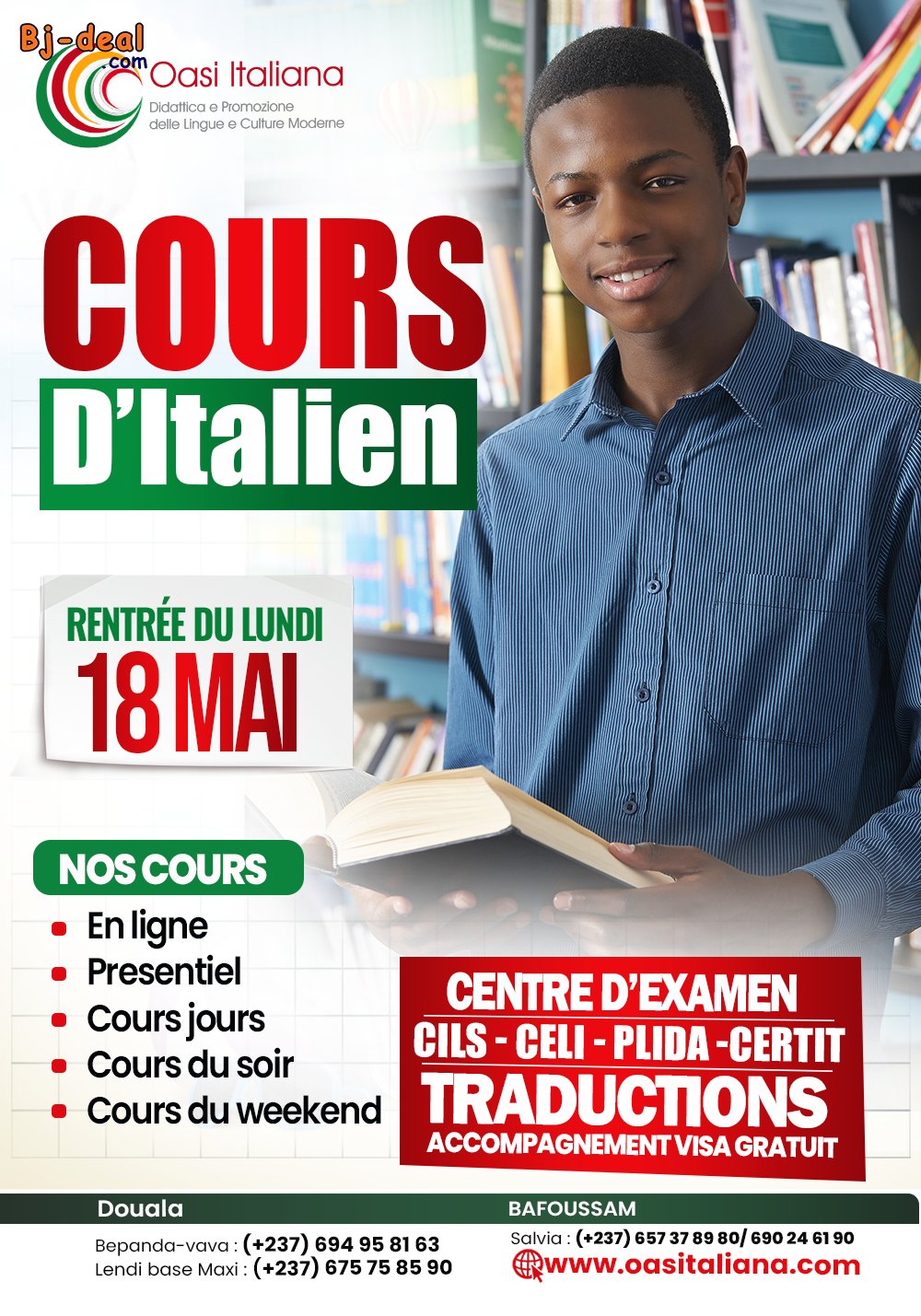 Main image of Cours Italien à Oasi italiana