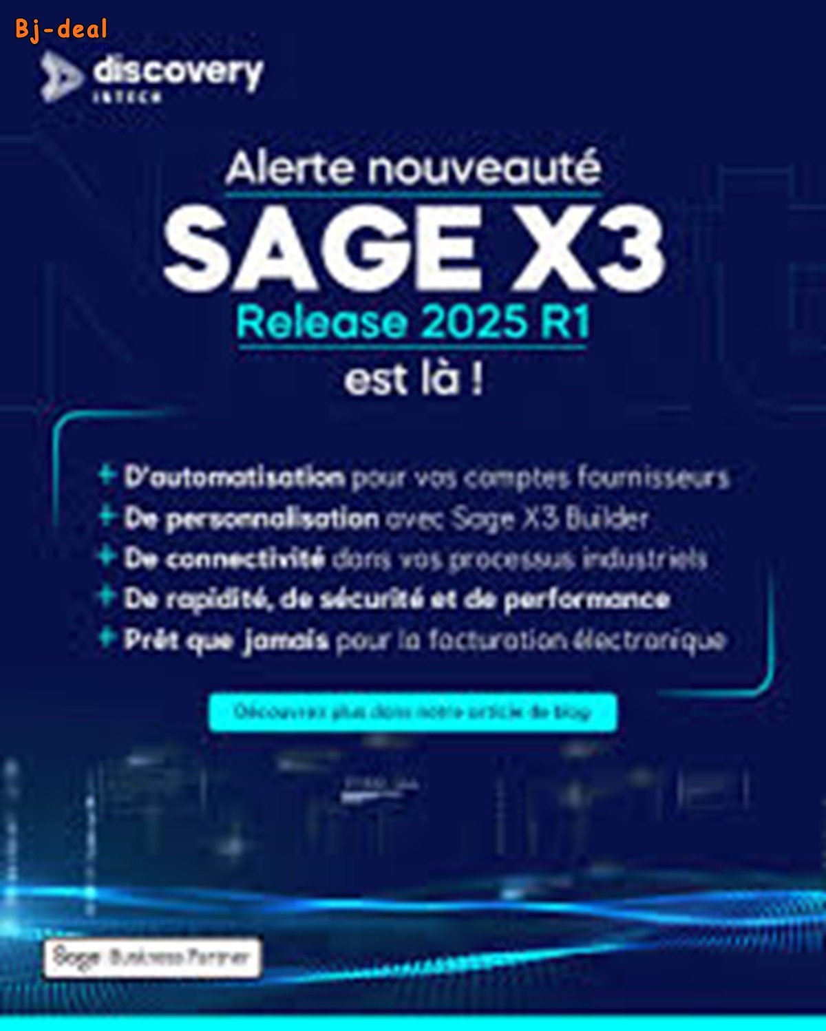 Image principale de SAGE X3 V12 LICENCE 10 ANS
