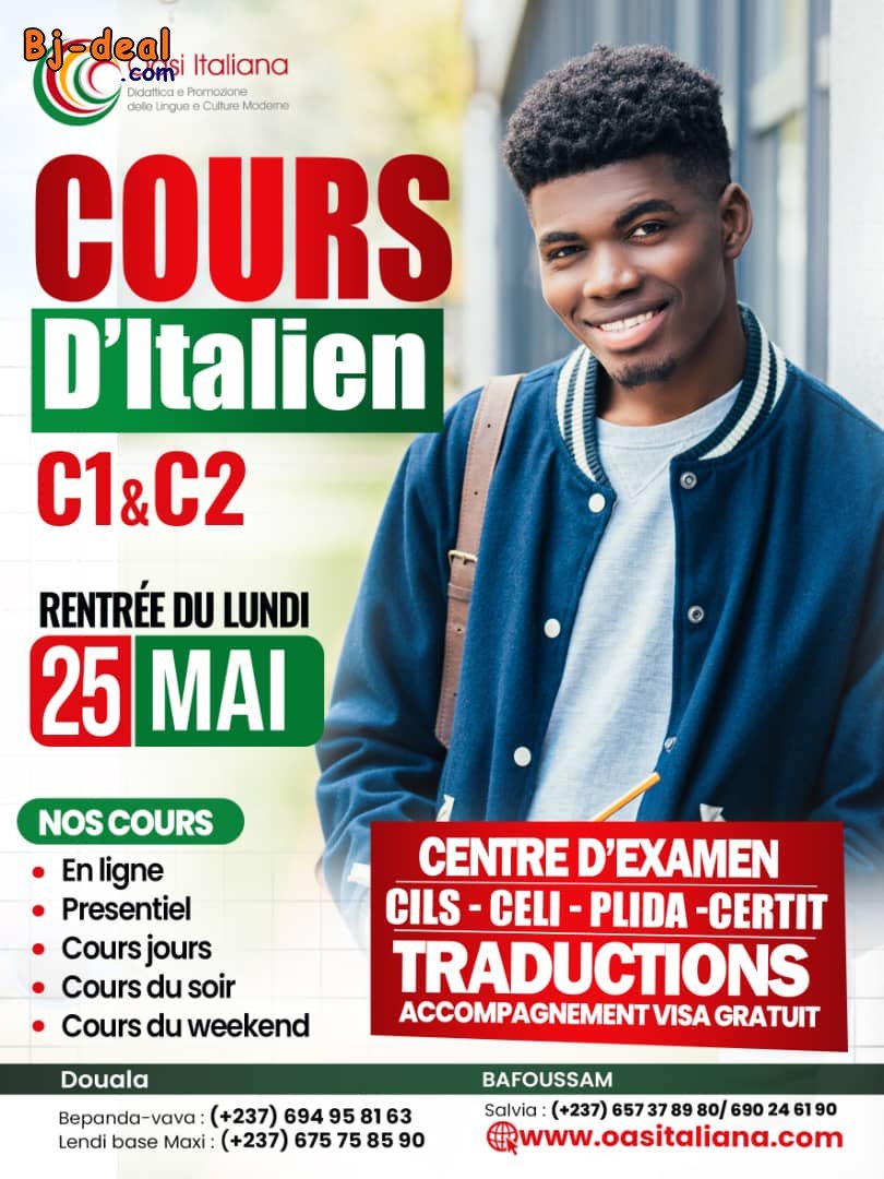 Image principale de C1 C2 COURS ITALIEN À OASI ITALIANA
