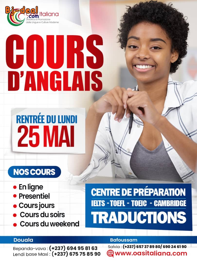 Image principale de Cours Anglais à Oasi italiana