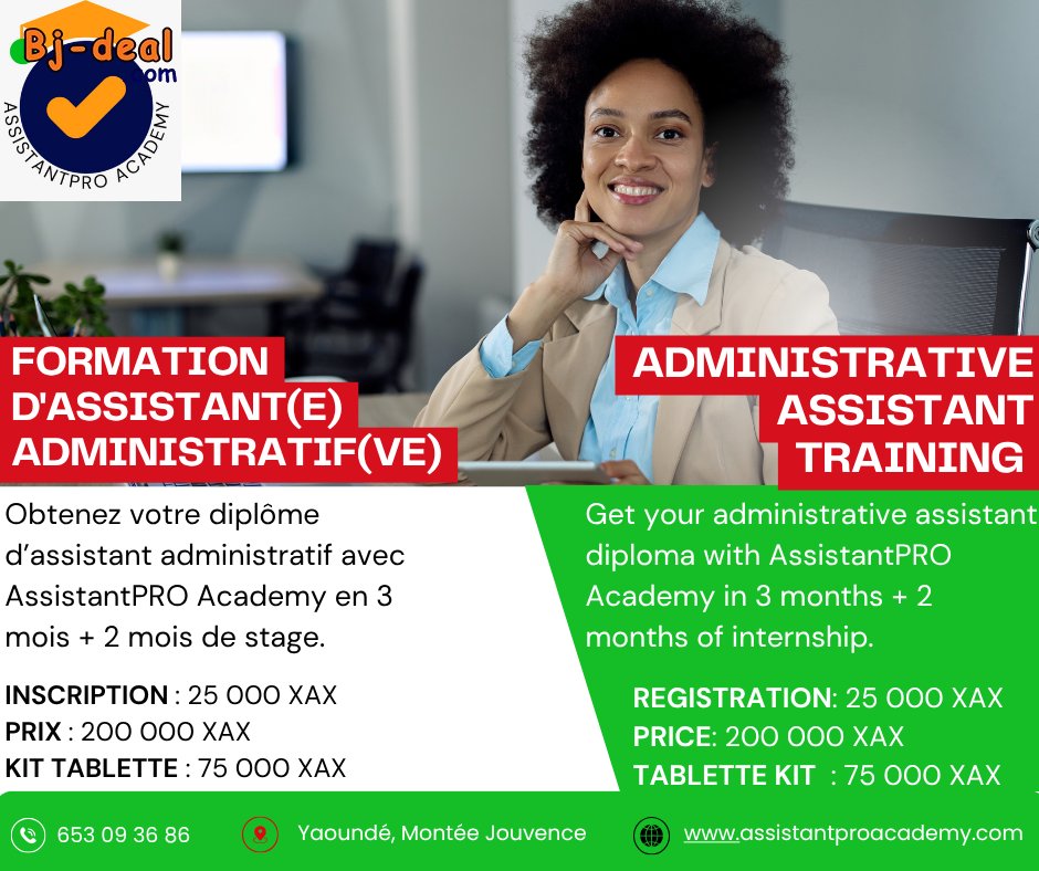 Main image of CQP Assistant Administratif Administrative Assistant CQP