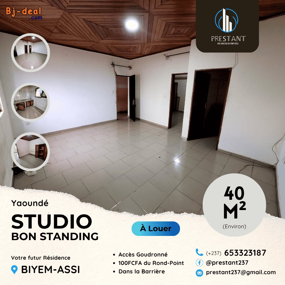 Main image of Grand Studio Bon Standing à louer à Biyem-Assi