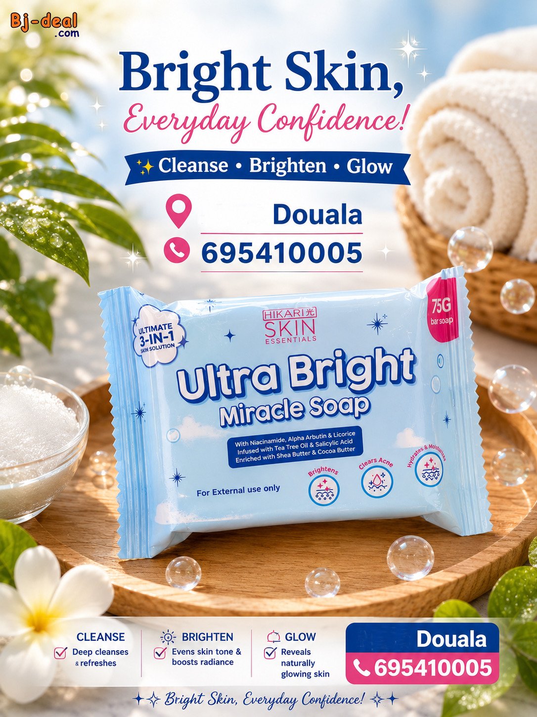 Image principale de Ultra bright miracle soap savon Thaïlandais