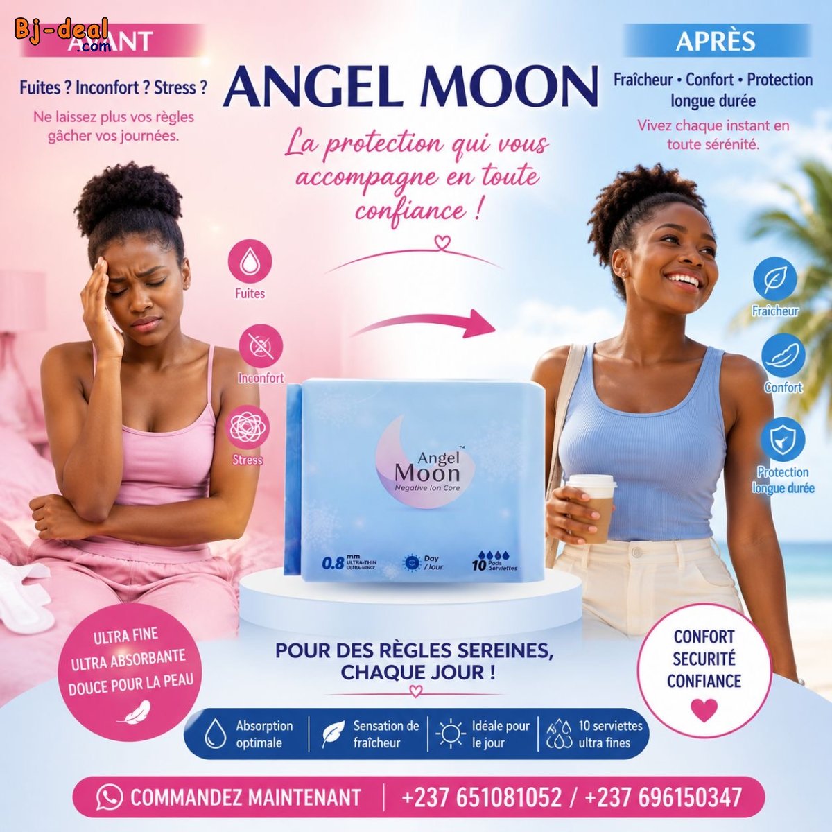 Image principale de Finis le Stress pendant vos Règles avec Angel Moon