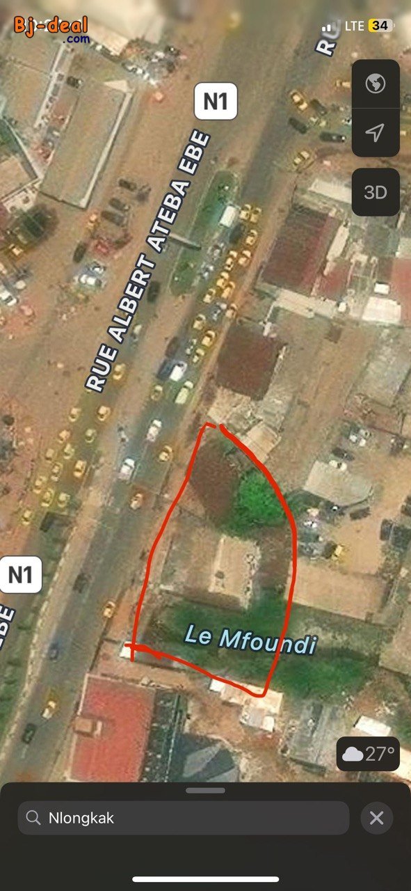 Main image of Terrain Commercial Unique Bata Nlongkak Yaoundé