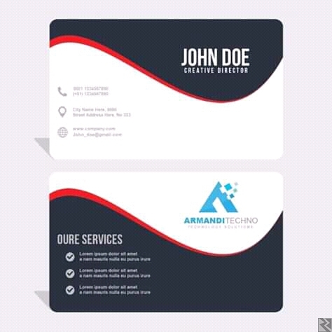 Image principale de cartes de visites pour entreprise chez ayomedia