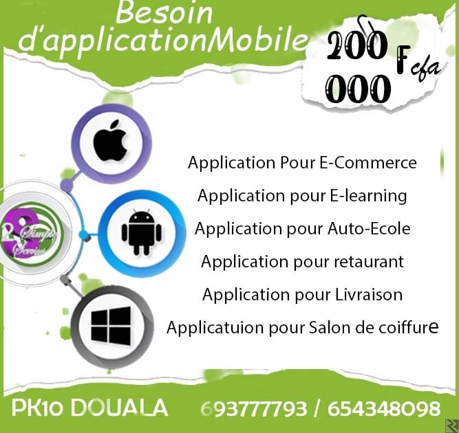 Image principale de Création d'application mobile et site web